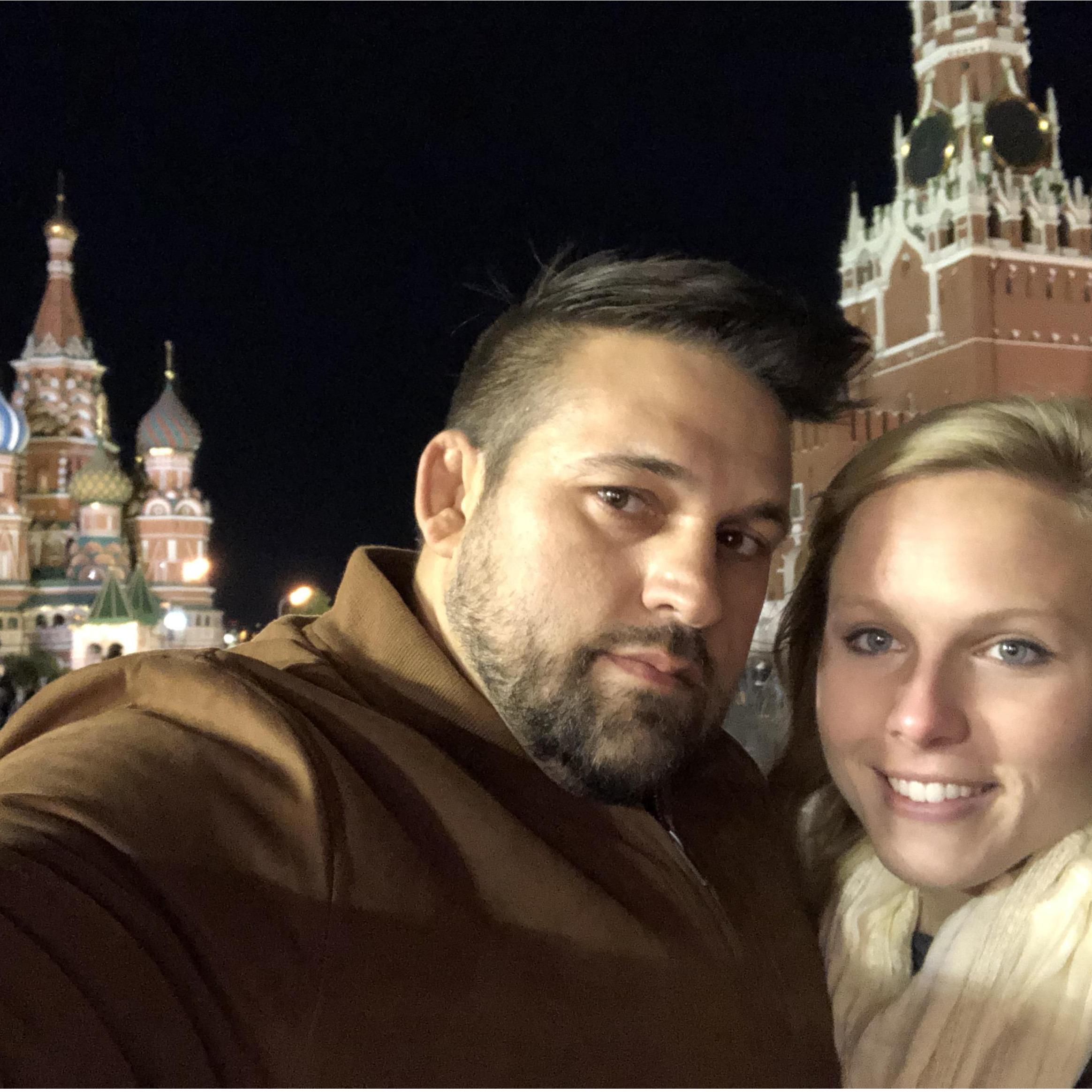 Visiting the Red Square and St. Basil's Cathedral in Moscow 2018