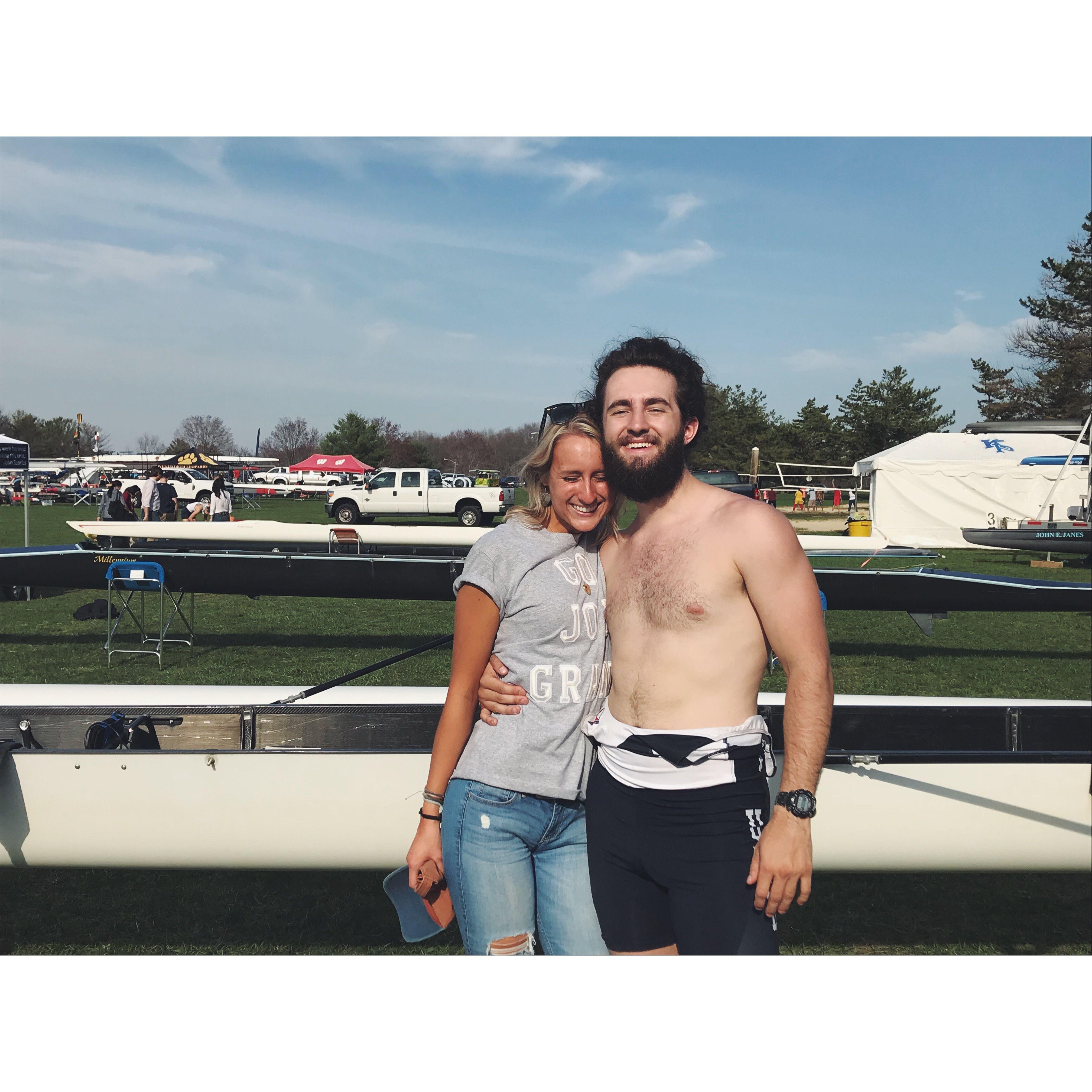 One of Jon's regattas that took place at Mercer County Park! Convenient for Caroline who was living in NJ at the time