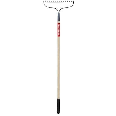 CRAFTSMAN 58-in L Wood-Handle Welded steel Garden Rake
