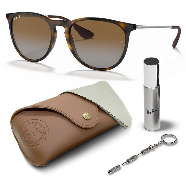 Ray-Ban RB4171 ERIKA Classic Phantos Shape Sunglasses With Eyewear Kit Bundle - High Bridge Fit - Retro Sunglasses