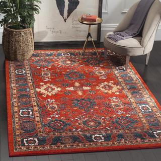 Vintage Hamadan Oriental Antiqued Area Rug