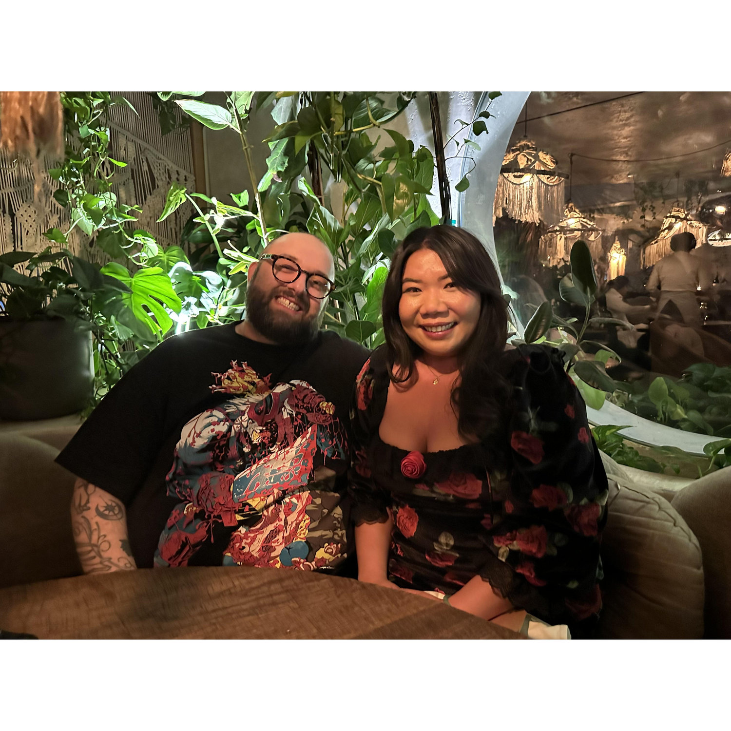 We love trying new restaurants together!