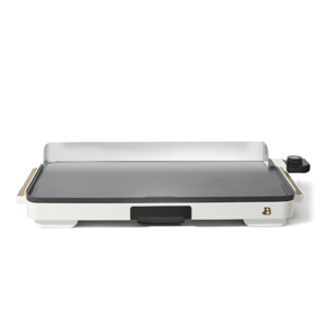 Beautiful XL Electric Griddle 12" x 22" - Non-Stick, White Icing by Drew Barrymore