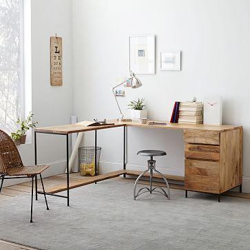 Industrial Modular Desk Set