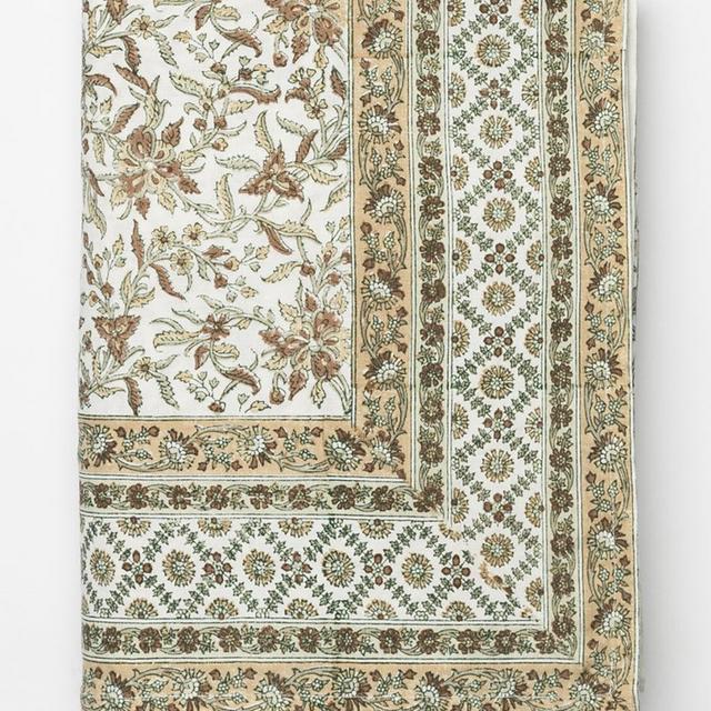 McGee & Co - Estelle Block Print Tablecloth