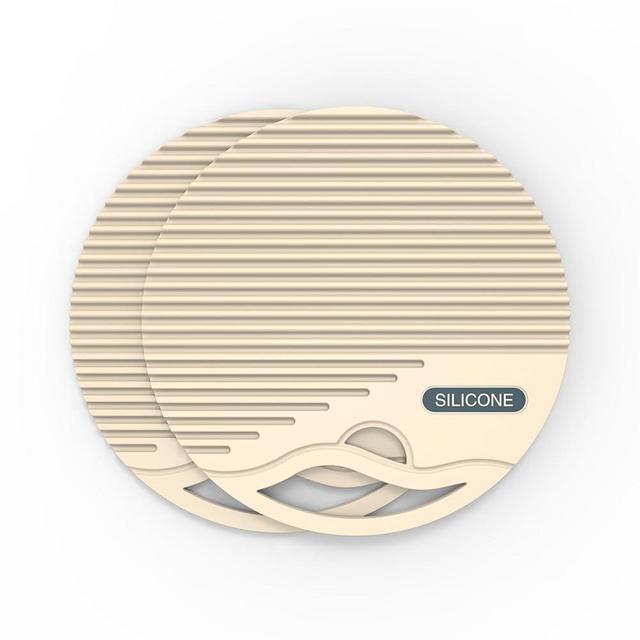Cosamtec Silicone Trivets for Hot Dishes Heat Resistant Trivets for Hot Pots & Pans Multipurpose & Versatile Hot Pads for Kitchen and Countertop Table Coasters Set of 2