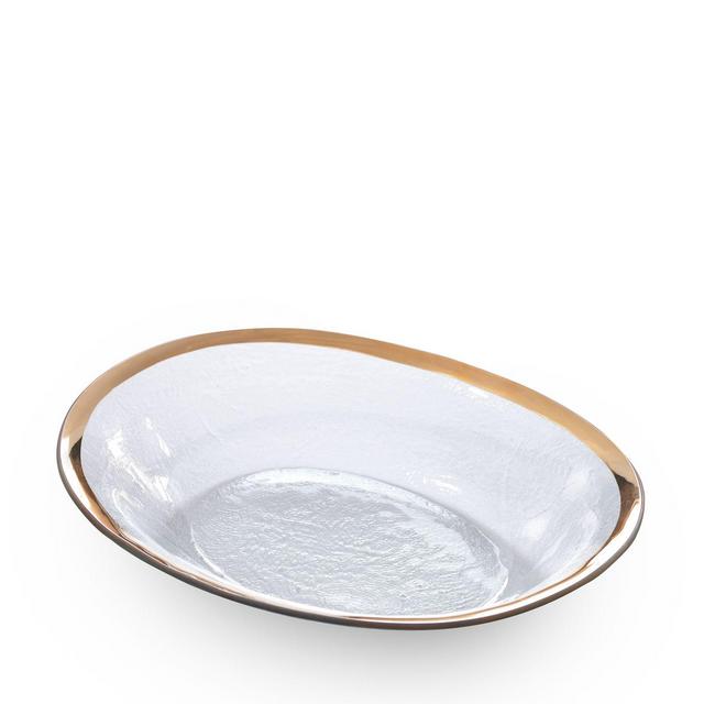 Annieglass Large Oval Serving Bowl