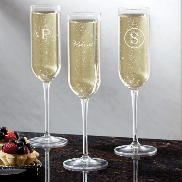 Luigi Bormioli Sublime SON.hyx® Classic Celebrations Personalized Champagne Flute