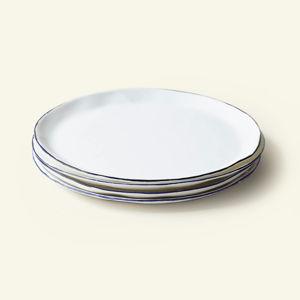 Feldspar, Cobalt Side Plates, Set of Four