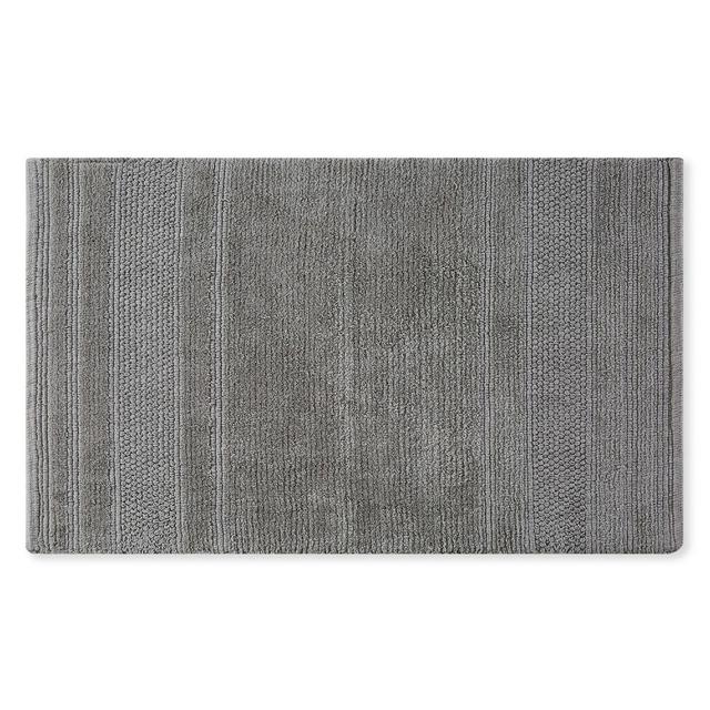 Charisma® Lux 20" x 30" Hand Crafted Bath Mat in Ghost Grey