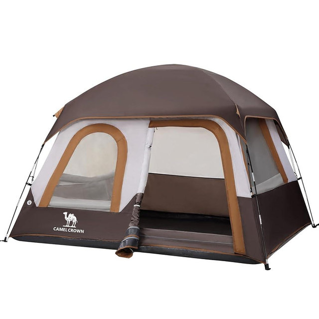 CAMEL CROWN 4/6 Person Tent Waterproof Lightweight Portable Backpacking Tent for Outdoor Camping Hiking