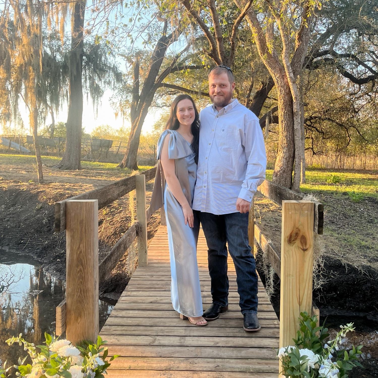 We cleaned up pretty well for someone else’s wedding… and realized we should probably plan our own! 😉