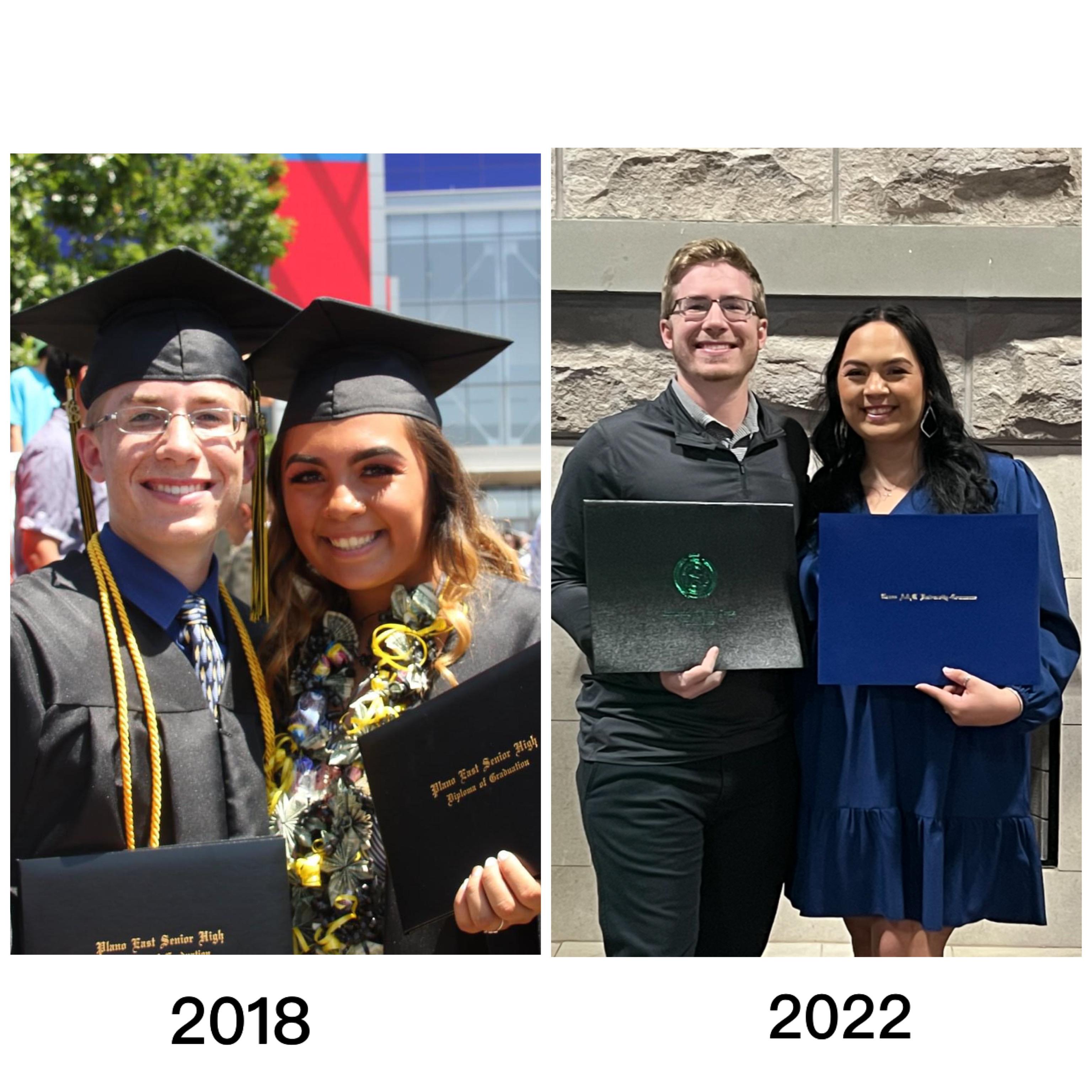 Completed 2 degrees together!