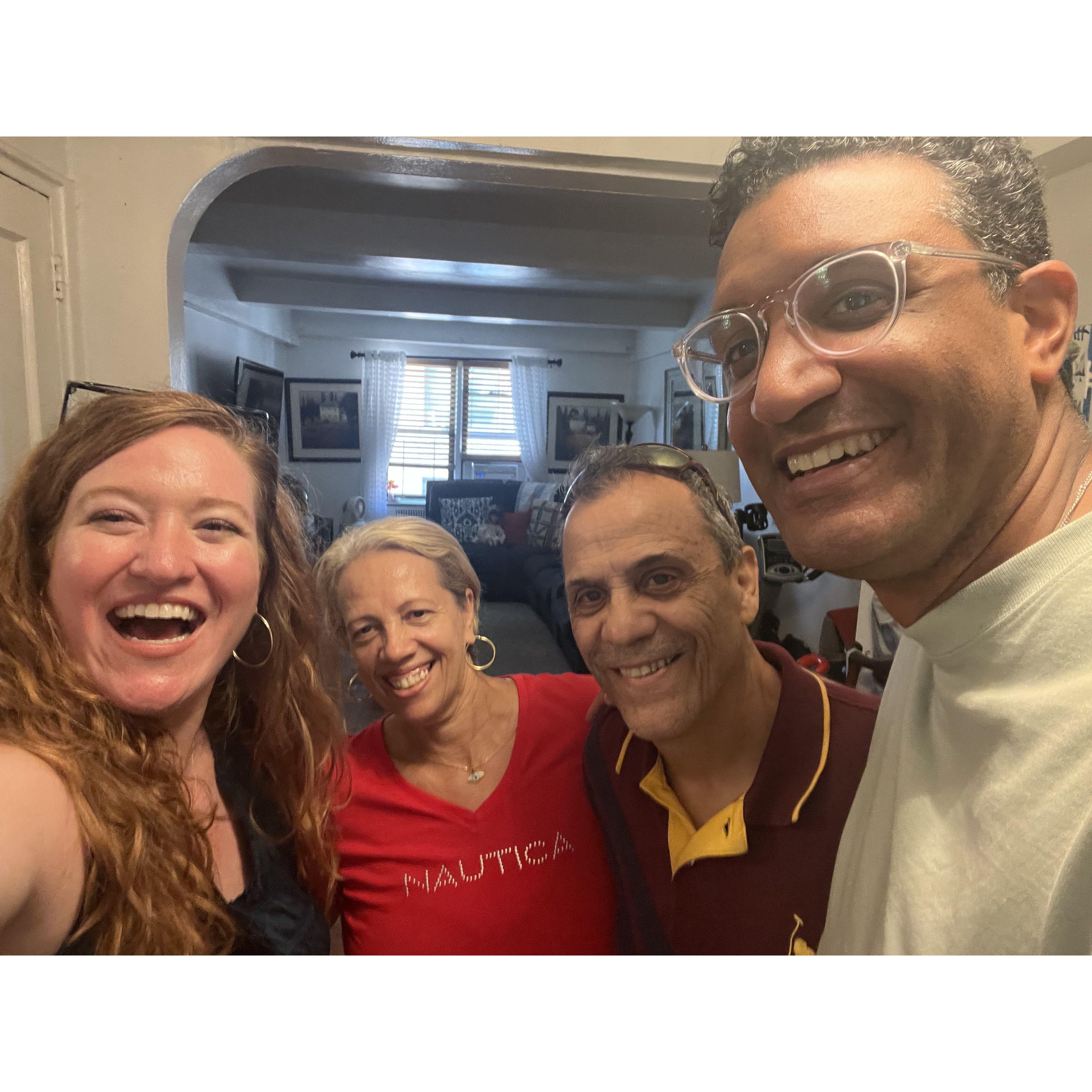 Meeting some of Anibal's family in NYC