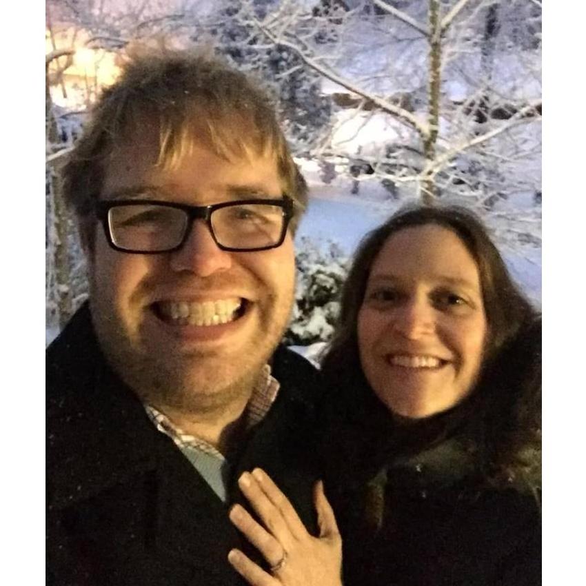 The night we got engaged! - December 1, 2018