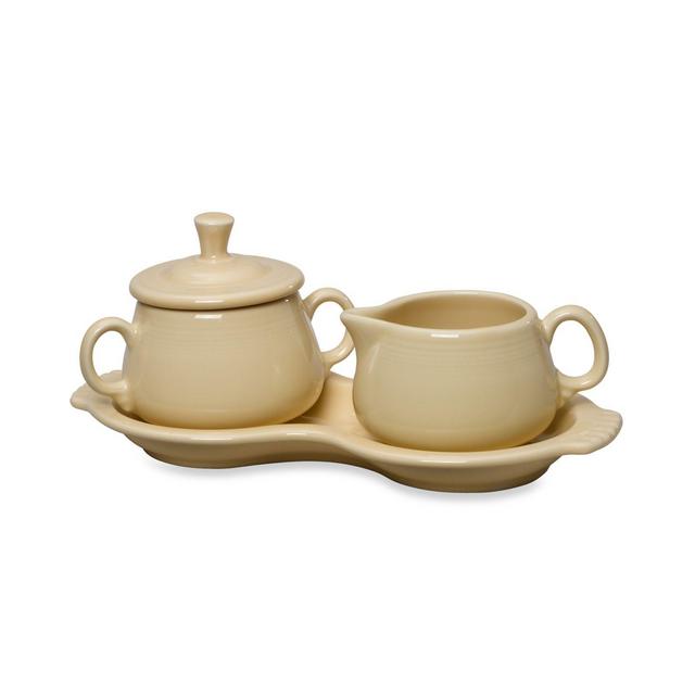 Fiesta® Sugar and Creamer Set with Tray in Ivory