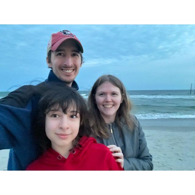 Our first trip together as a whole family was to the beach for Audrey's 12th birthday