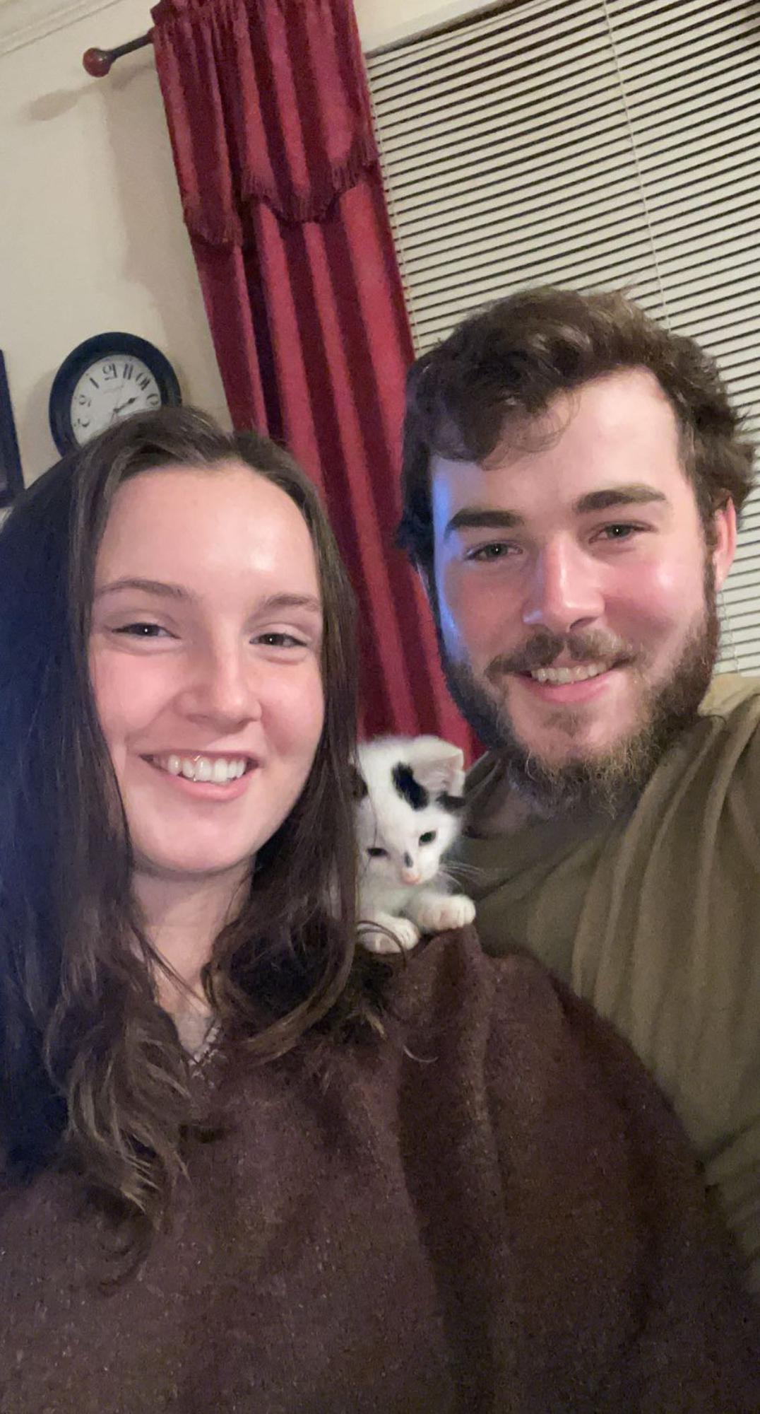 Goose, our first official pet together!