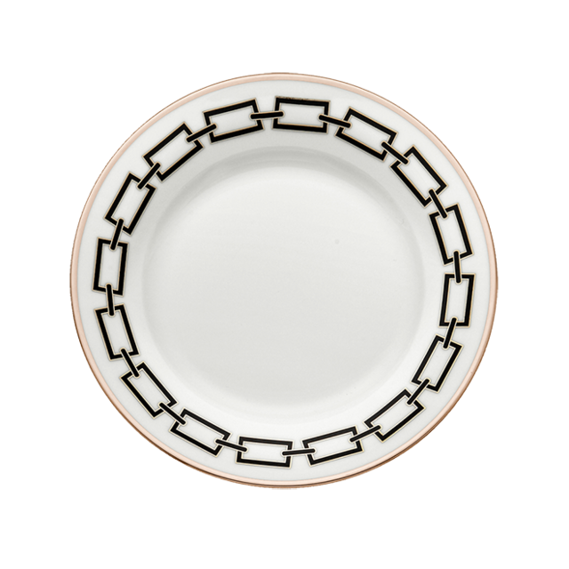 Dinner plate Catene Nero, set of two