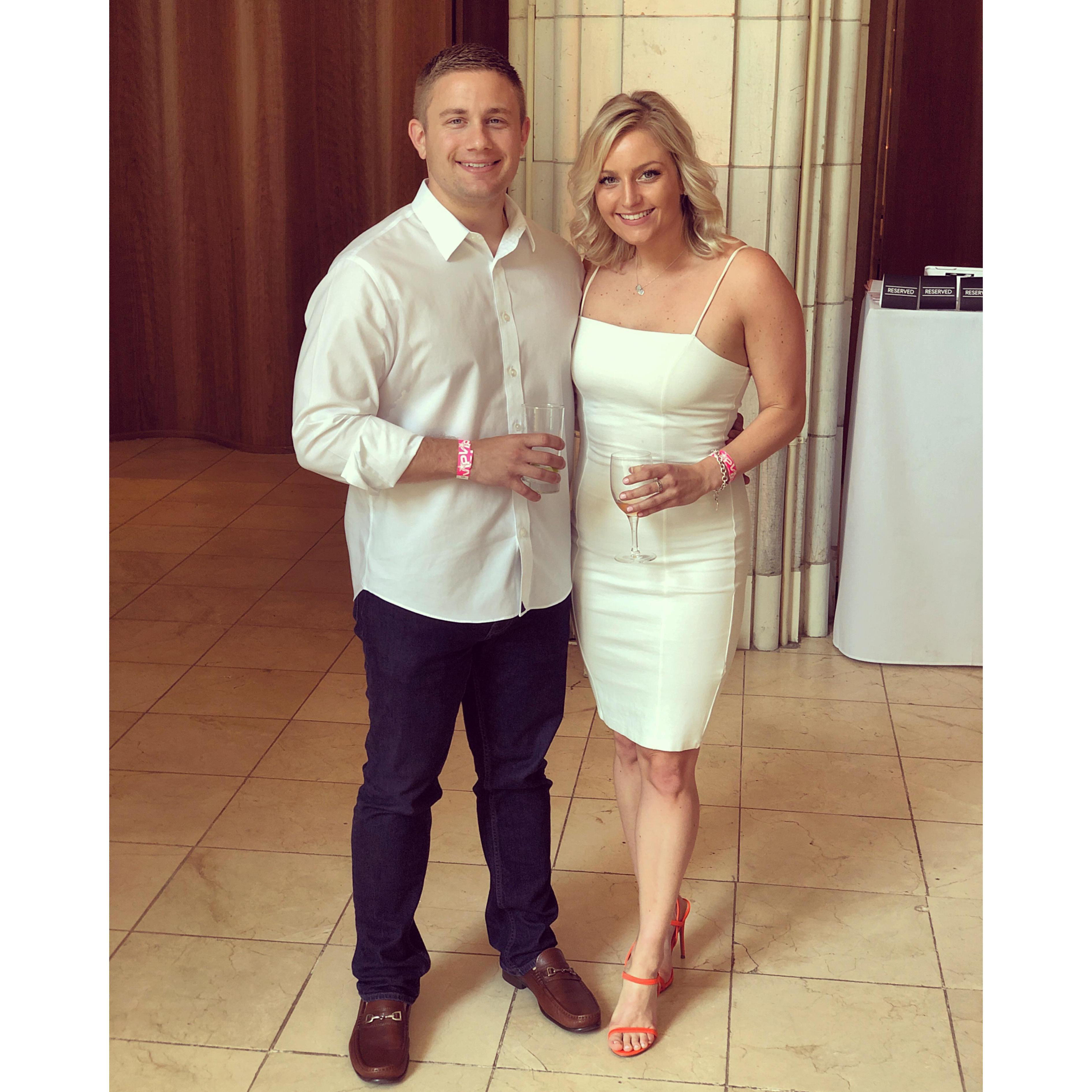 Our first work party for ADP as a couple.