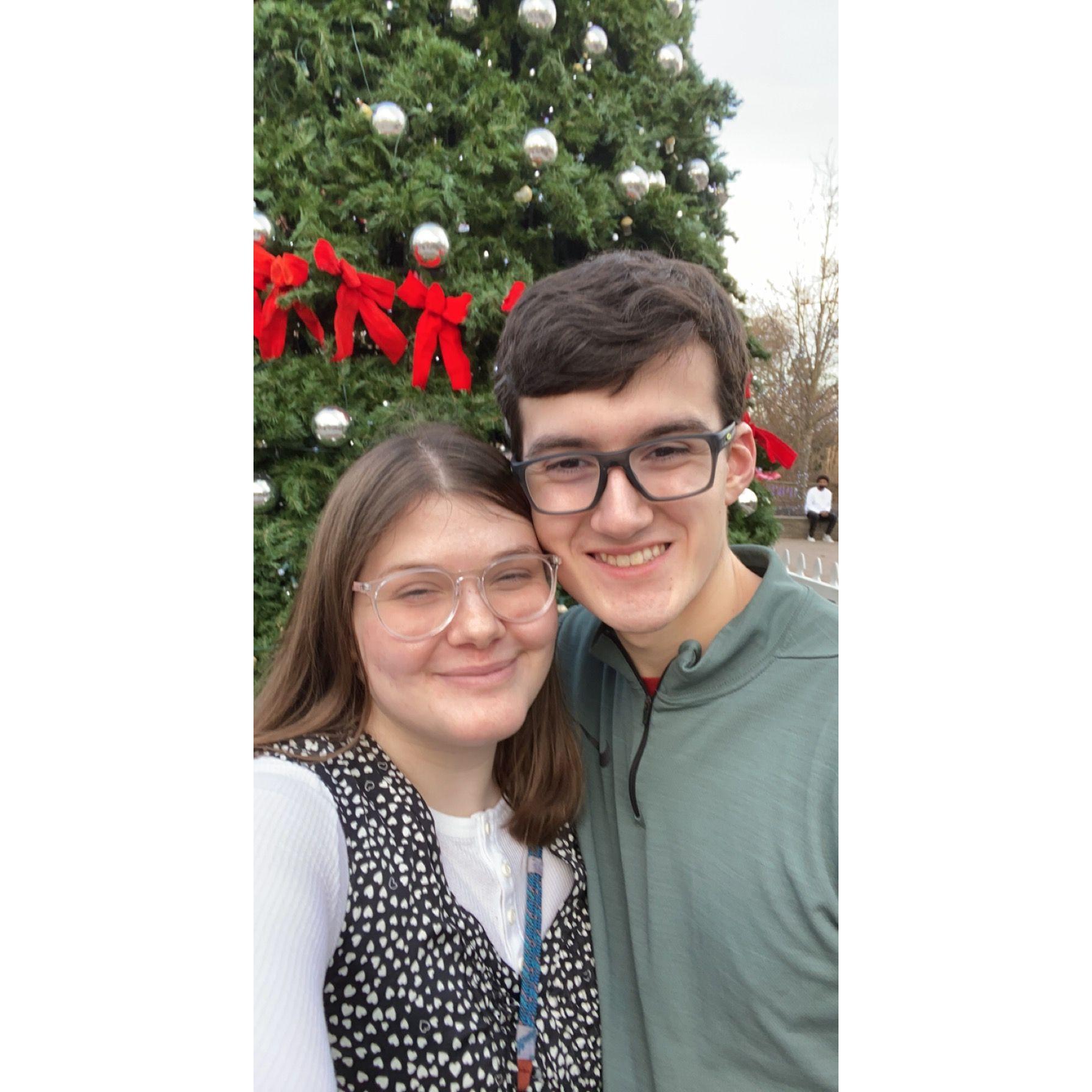 One of our favorite dates ever--the festival of lights at the Cincinnati Zoo!