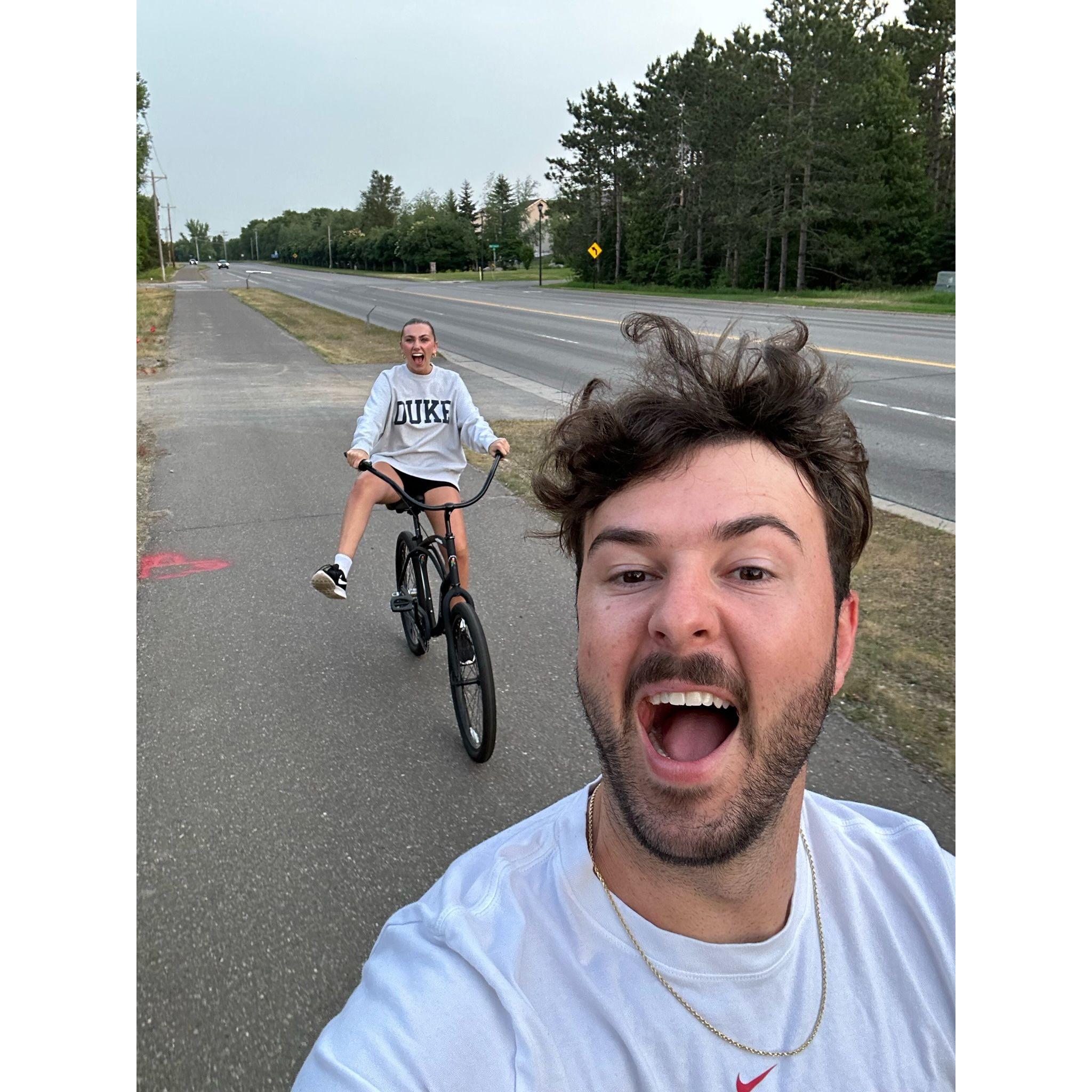 Bike race in Elk River! 🚲