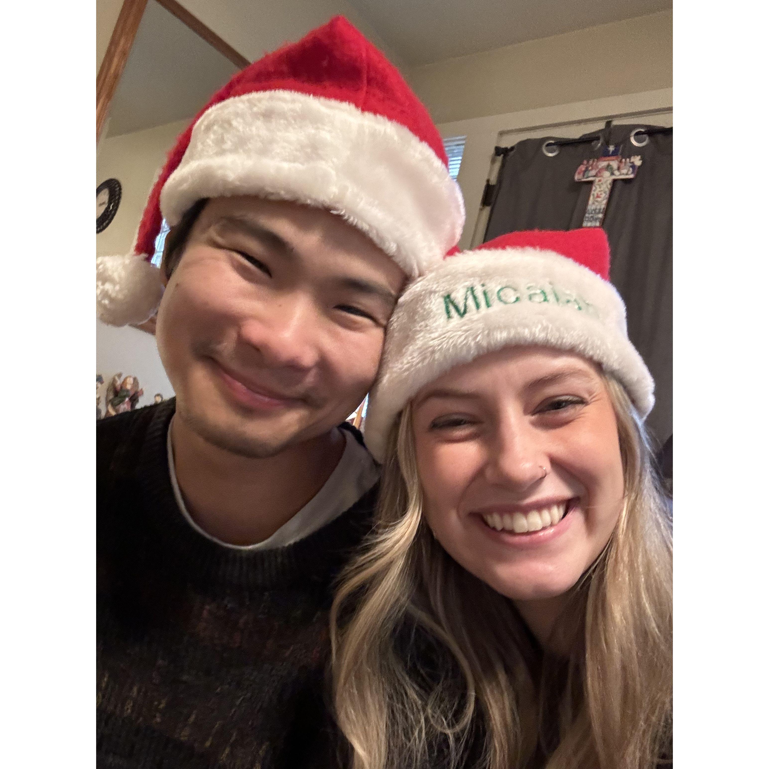 Our first Christmas together! (2023)