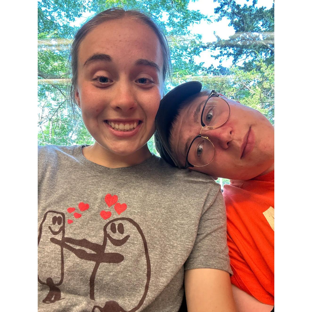 This picture was taken at the camp where we first met!