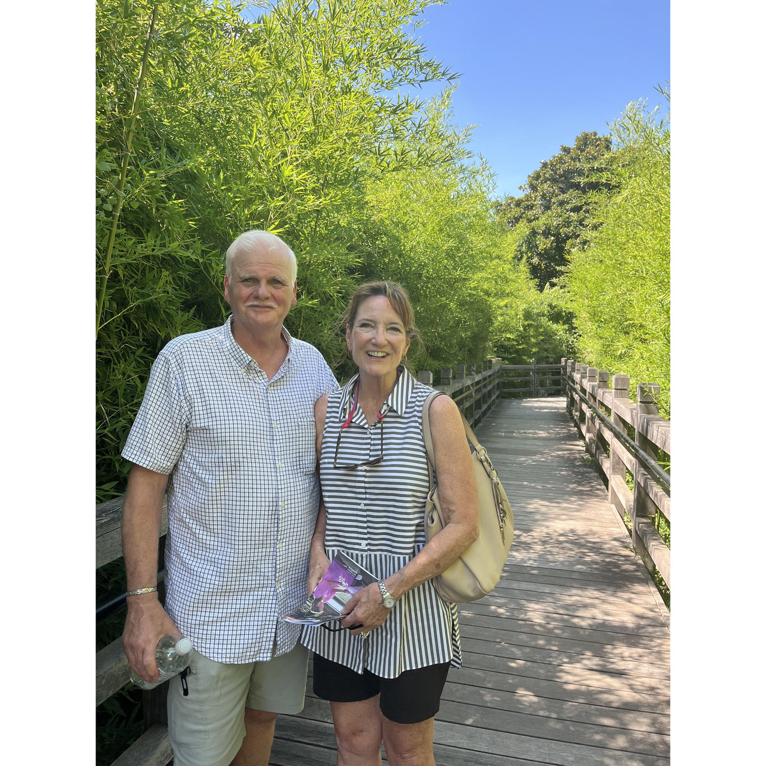 Enjoying a day at the Fort Worth Botanical Garden Summer 2025