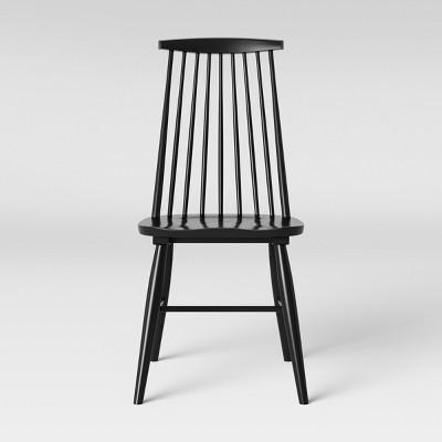 Harwich High Back Windsor Dining Chair Black - Threshold™