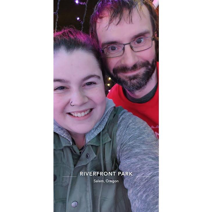 First Christmas Day Together at the Riverfront Lights, 2022