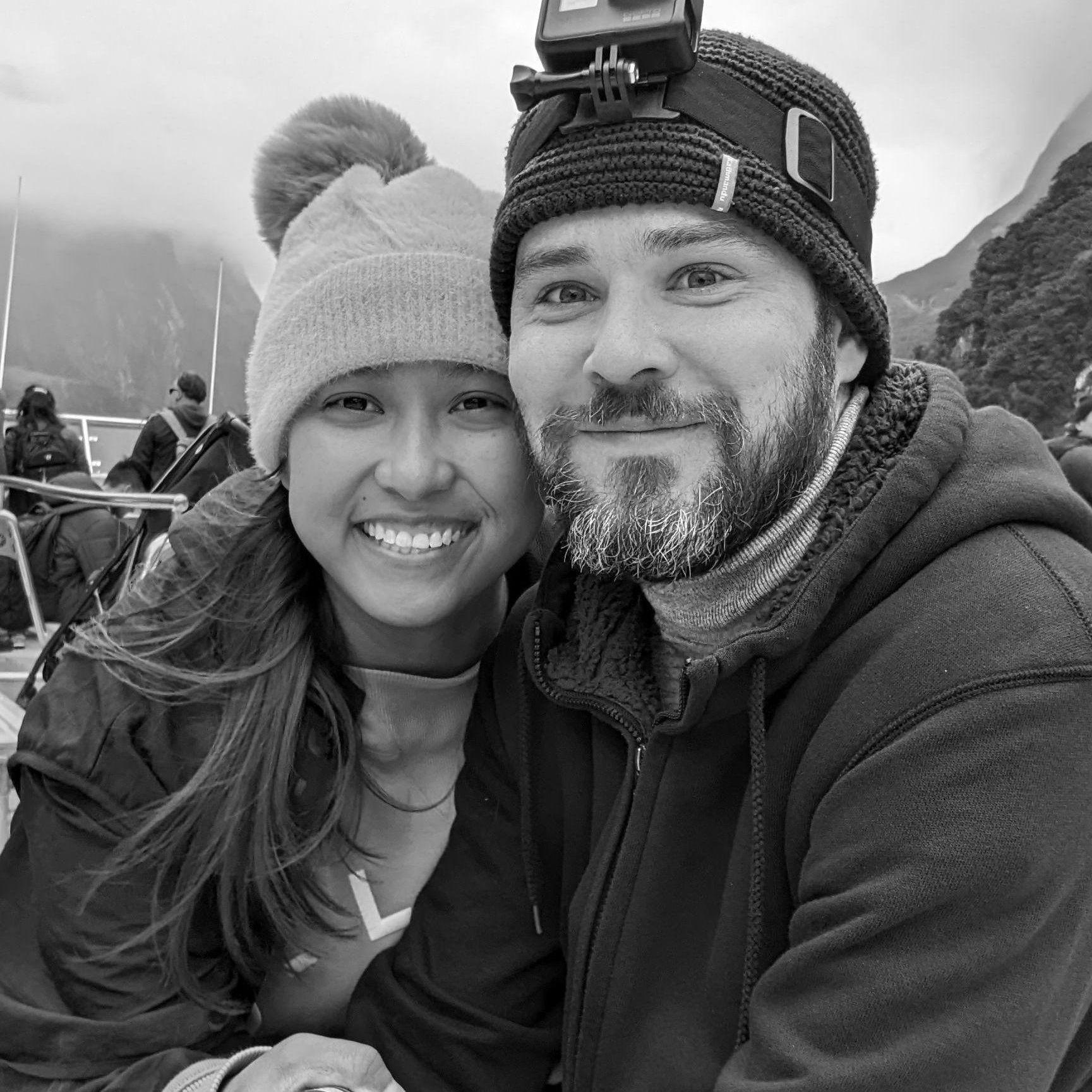 We swiped right! That's right, we met on Bumble. 🐝 Turns out, we had a lot in common and hit it off instantly. Our first date was filled with laughter and lightness, and the rest is history. 💞💞