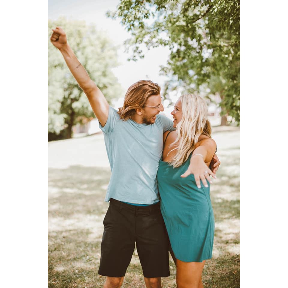The day we got engaged.
08/16/2020