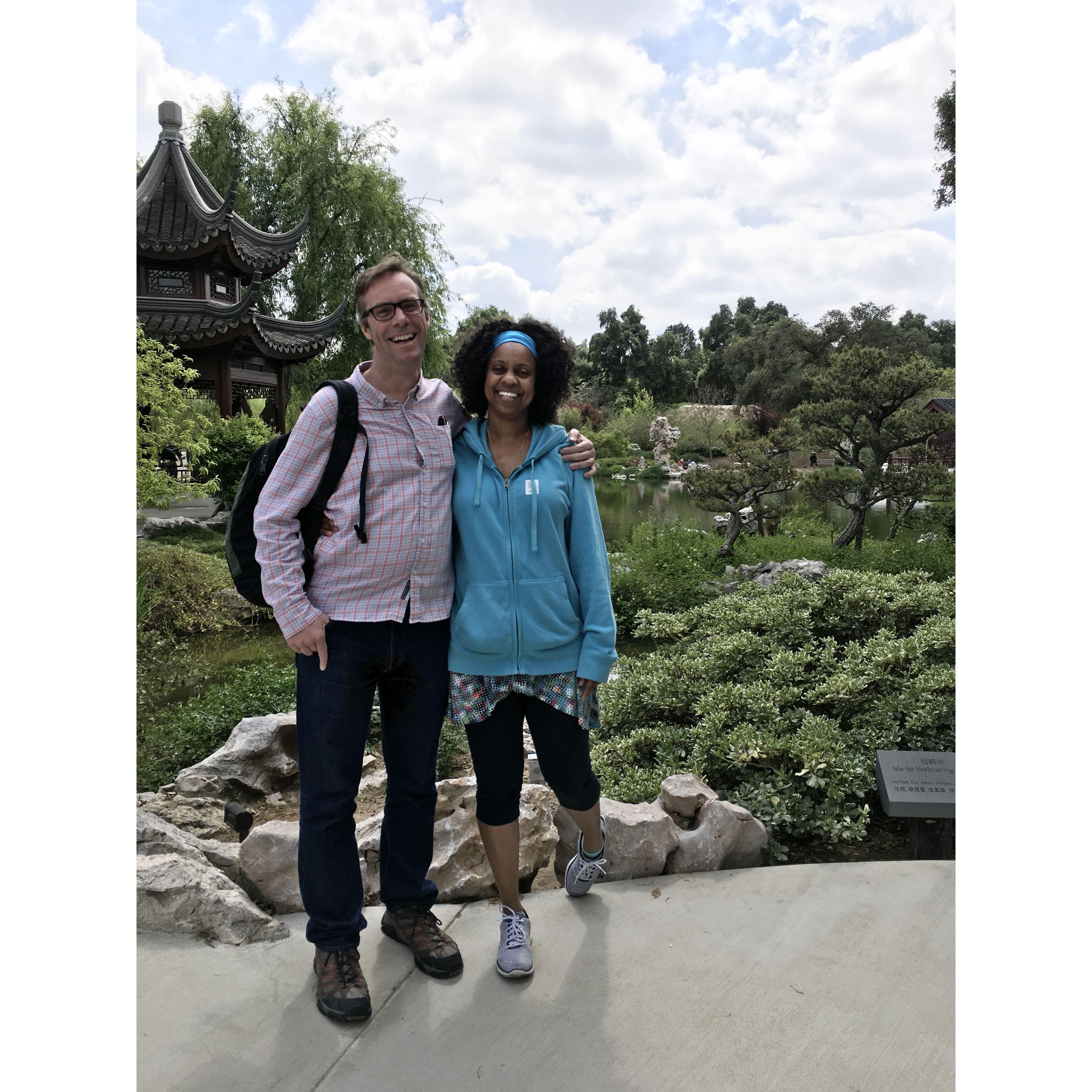 Huntington Library and Gardens, 2017: I once told David I would never pay money to look at flowers...but this is different, isn't it? Anyway, he paid. =)