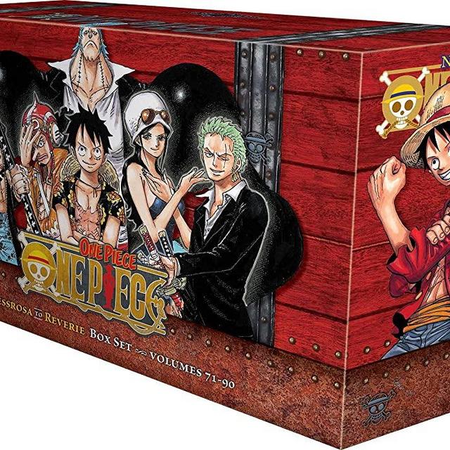 One Piece Box Set 4: Dressrosa to Reverie: Volumes 71-90 with Premium (4) (One Piece Box Sets)