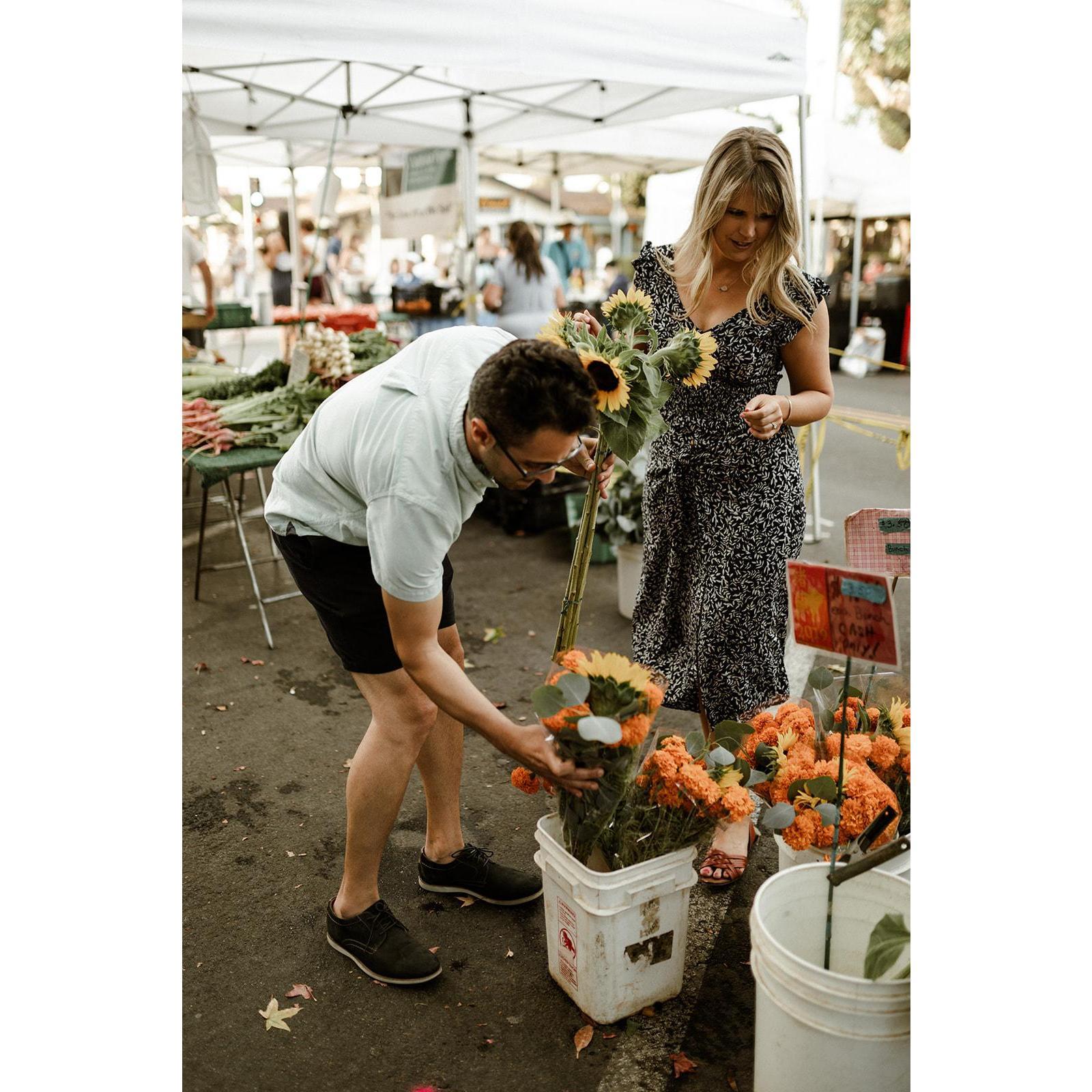 Every Wednesday Carlsbad hosts our Farmer's Market- gotta get the fresh flowers!