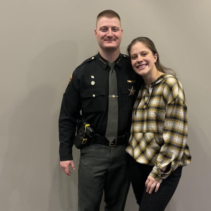 Nick's Hamilton County Patrol Academy Graduation. Nick is officially a Peace Officer.