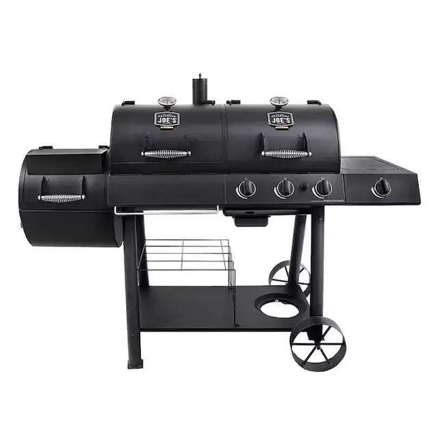 Oklahoma Joe's Longhorn Black Triple-Function Combo Grill