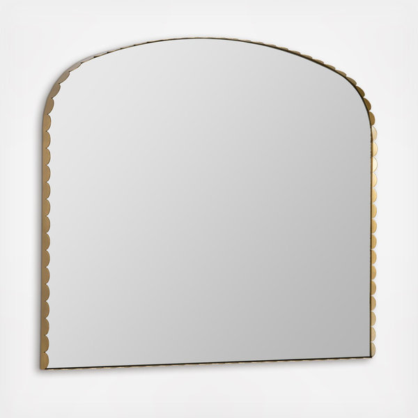 Cooper Classics Jules Arched Scalloped Mirror