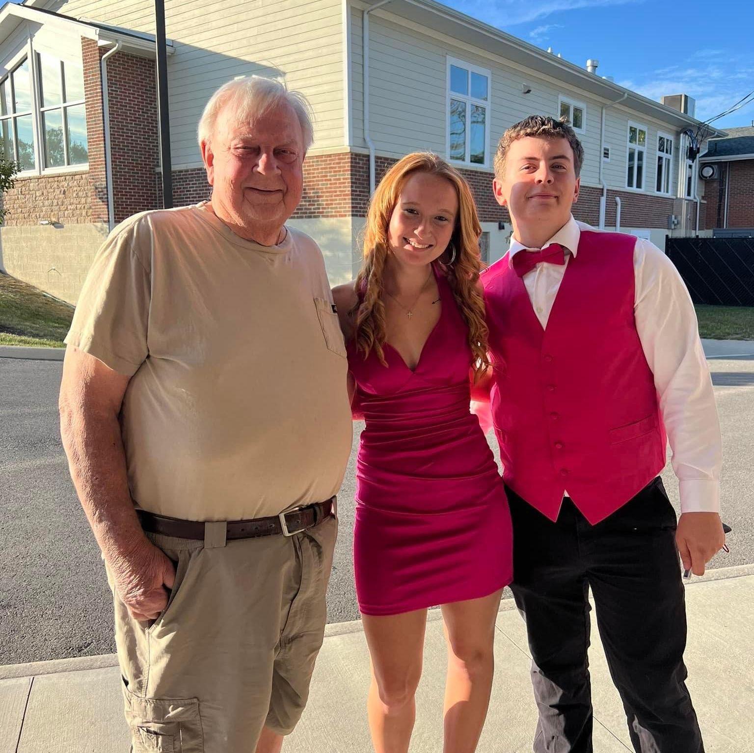 Pawpaw always used to ask Luke, "When are you gonna put a ring on it!". Makes us laugh to think about what his reaction would've been if he were here.