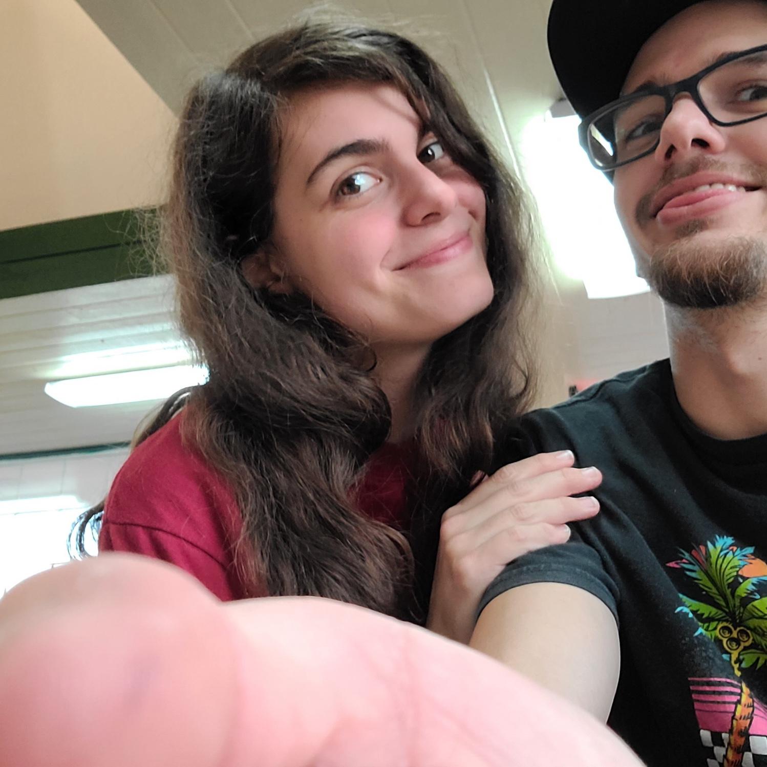7th date! Grabbing dinner after we went to an indoor trampoline park!
