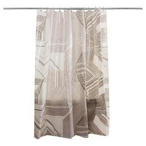 Broken Lines Shower Curtain Gray - Room Essentials™