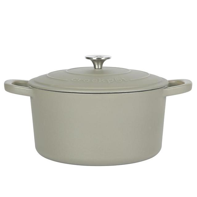 Crock Pot Artisan 7-Quart Round Dutch Oven - Matte Green