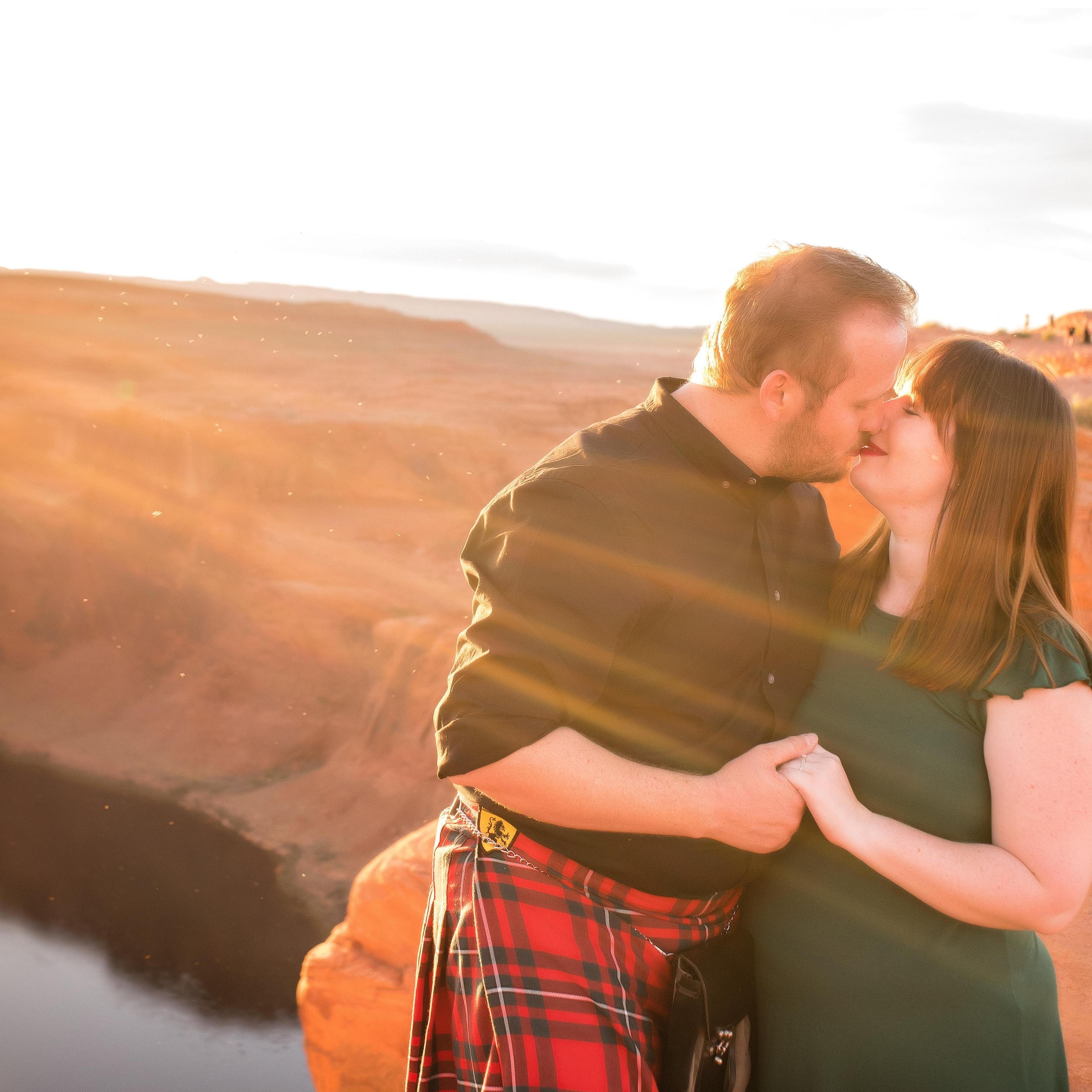 Our engagement photoshoot at Horseshoe Bend! Page, AZ - 2019