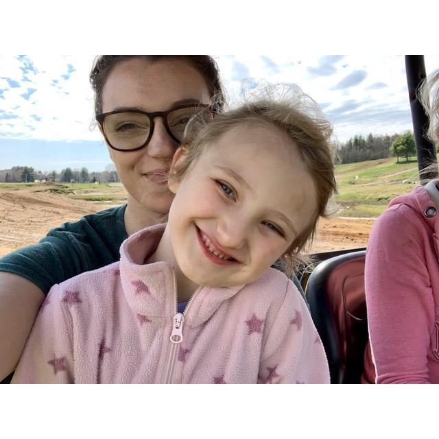 Ride on the bobcat with August watching Uncle Adam test his new jumps!