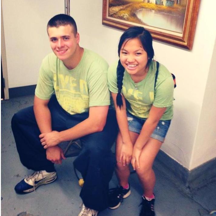 This was from 2014! We were in the same "family group" for a mission trip to inner city Milwaukee the summer heading into our sophomore year of high school.