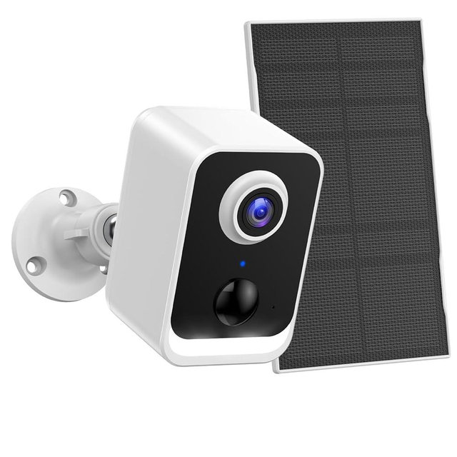 1080P Security Cameras Wireless Outdoor: Solar Power Cameras for Home Security WiFi Battery Seguridad Camara System Kit Surveillance Monitor with Motion Sensor Flood Light Alarm & Color Night Vision