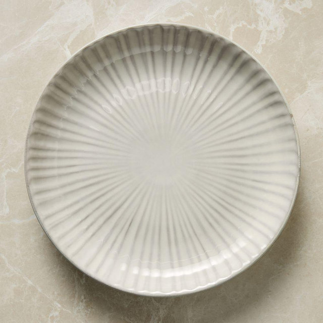 Hana Ceramic Serve Platter, White