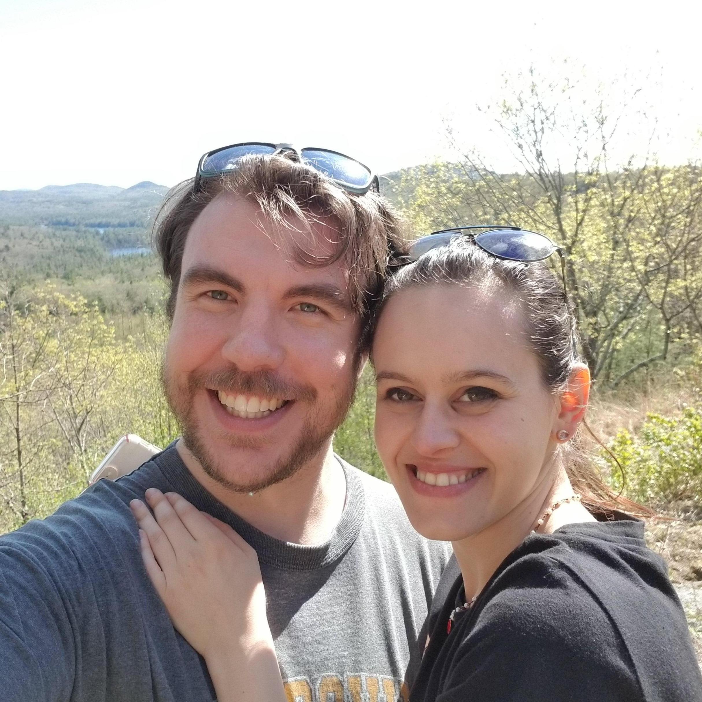 This was our first hike together. This might have been the day we had the first "I love you".