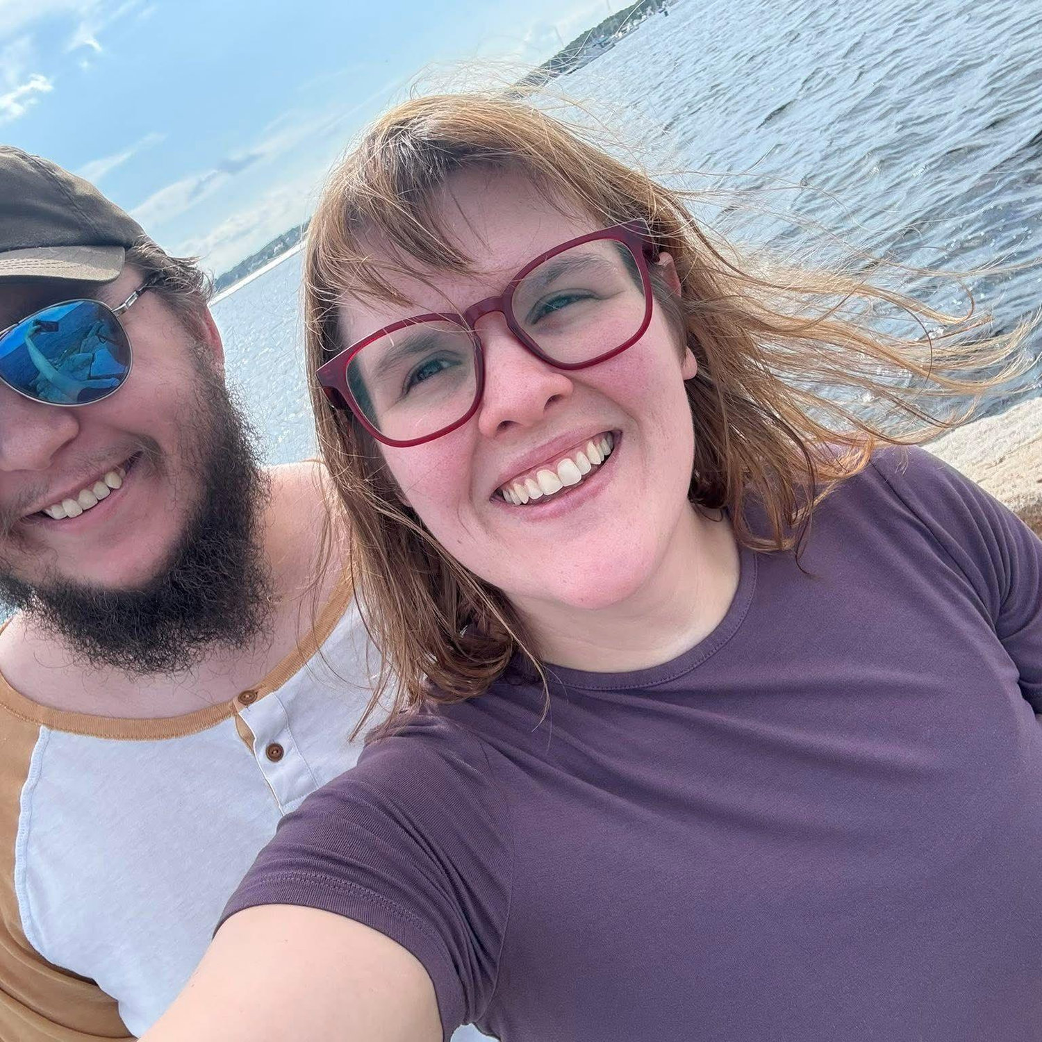 Our first trip engaged.